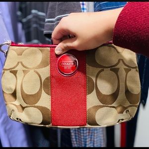 Coach red purse